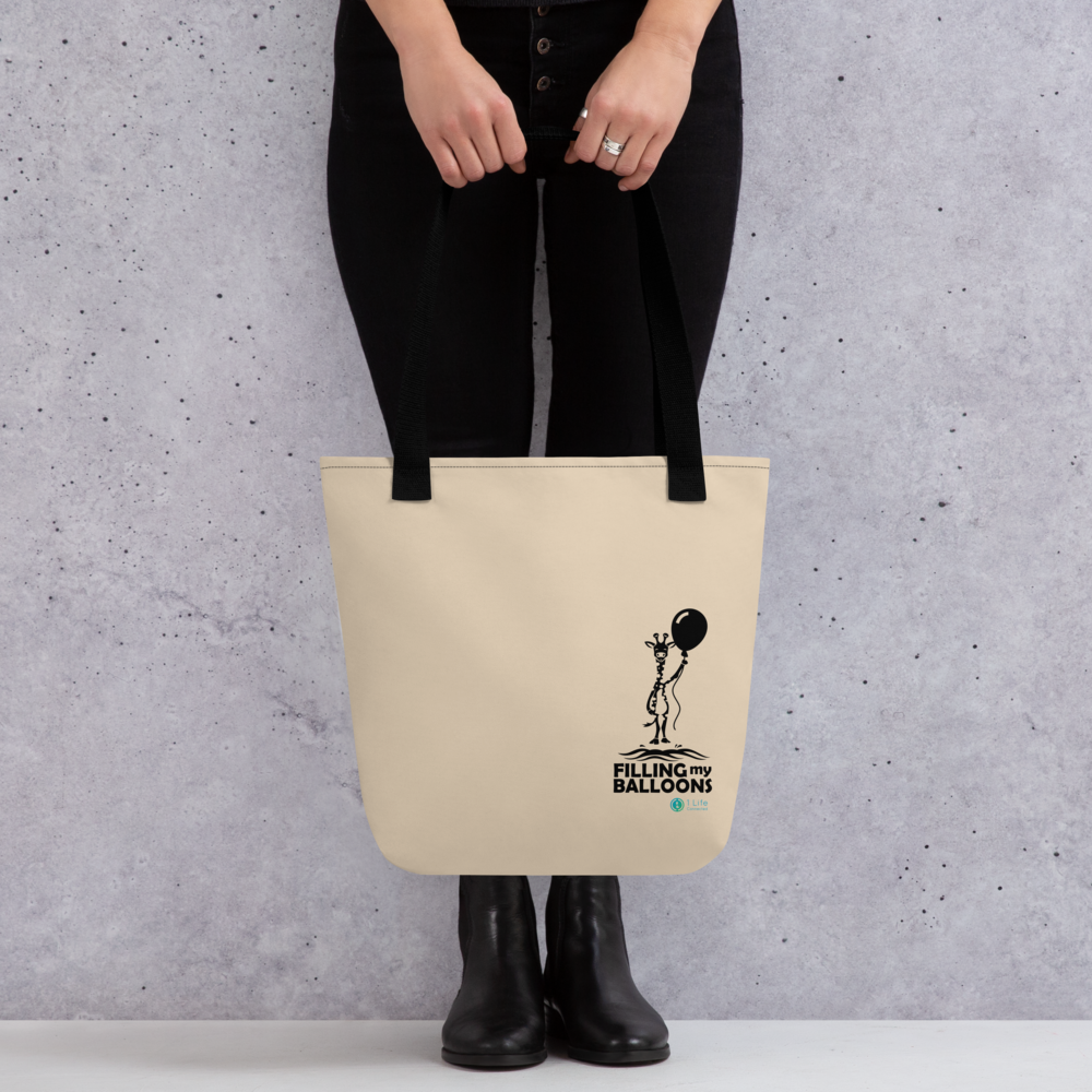 Giraffe Single Tote Bag