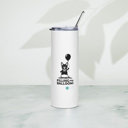 Dempsey The Frenchie Stainless Steel Tumbler With Straw