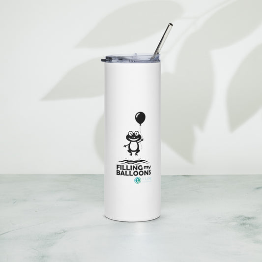 Frog Stainless Steel Tumbler With Straw