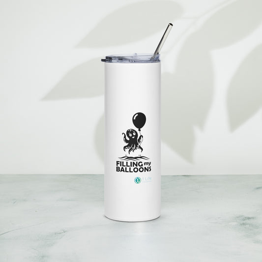 Octopus Stainless Steel Tumbler With Straw
