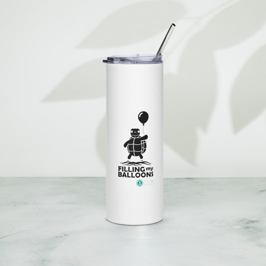 Turtle Stainless Steel Tumbler With Straw