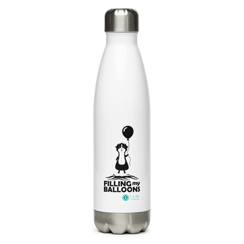 Guinea Pig Stainless Steel Narrow Mouth Glossy Finish Water Bottle