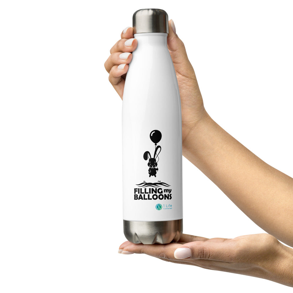 Rabbit Stainless Steel Narrow Mouth Glossy Finish Water Bottle
